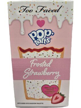 Too Faced Pop-Tarts Frosted Strawberry Bite-Sized Eye Shadow Palette 8 Shades